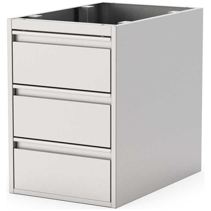 RVS werktafel ladenblok