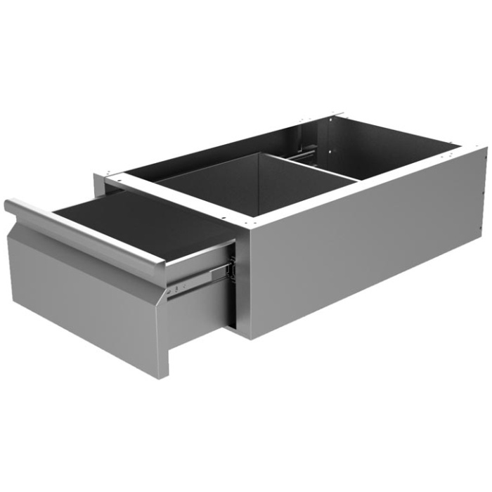 RVS werktafel lade