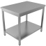 RVS werktafel met bodemschap