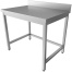 RVS demontabele werktafel met opstaande rand