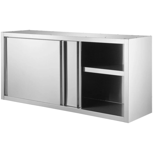 rvs wandkast met schuifdeuren