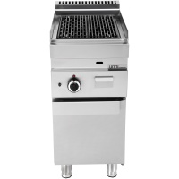Lavasteengrill op gas | Unni-Cooking | 650 SERIE | Gietijzer grill oppervlak | Piëzo ontsteking | 5.5 kW | 400x650x300(h)mm - Afbeelding 5