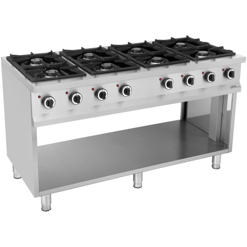 gasfornuis met open onderstel