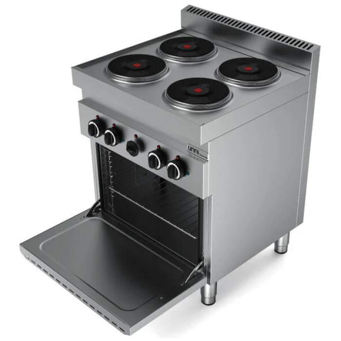 elektrische fornuis met gas oven