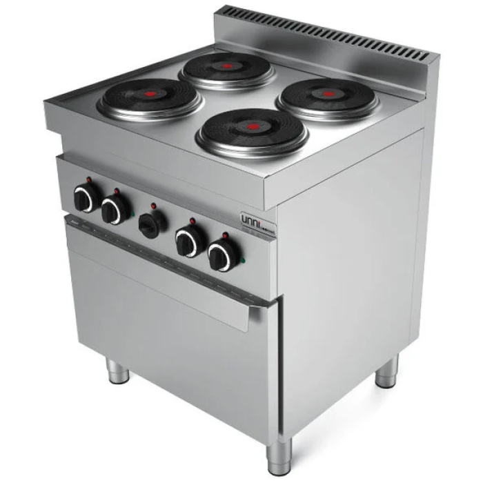 elektrische fornuis met gas oven
