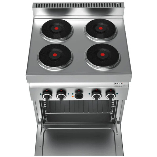 elektrische fornuis met gas oven