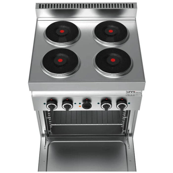 elektrische fornuis met gas oven