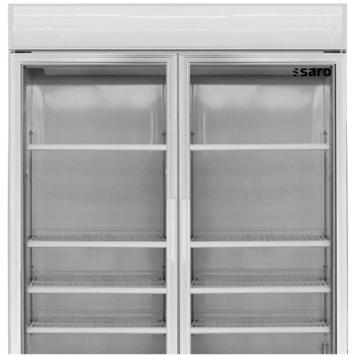 vrieskast met 2 glazen deuren