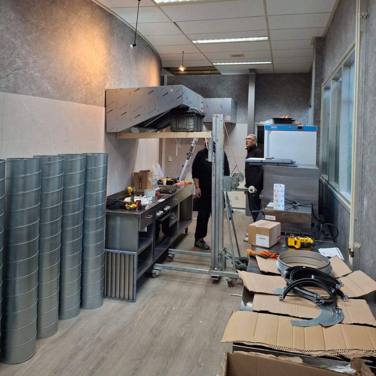 horeca afzuiging installatie