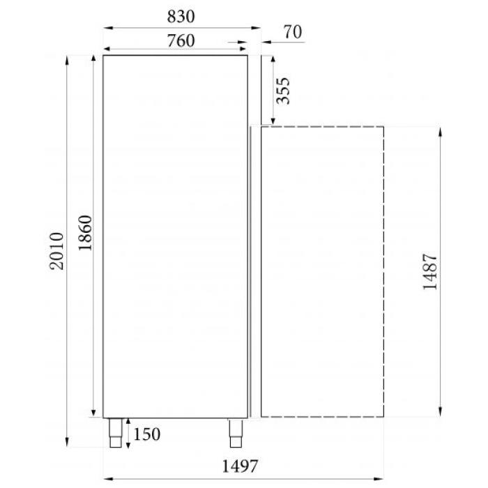 combisteel koelkast